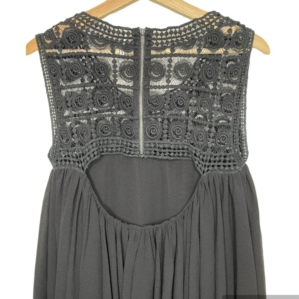 FREE PEOPLE Boho Crochet Lace Babydoll Dress size XS